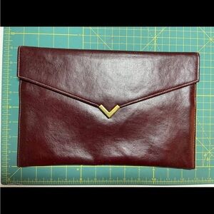 Elegant Brown vintage Leather Clutch